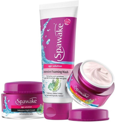 

Spawake Age Solution Intensive Day Cream (25g) + Night Cream (25g) + Foaming Wash (50g)(Set of 3)
