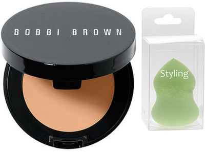 

styling Sponge Puff & Bobbi Brown Corrector Shade Peach Concealer(Set of 2)