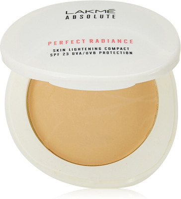 

Lakme Absolute Perfect Radiance Skin Lightening Compact SPF 23 UVA/UVB Protection-Golden Medium Compact(Golden Medium)
