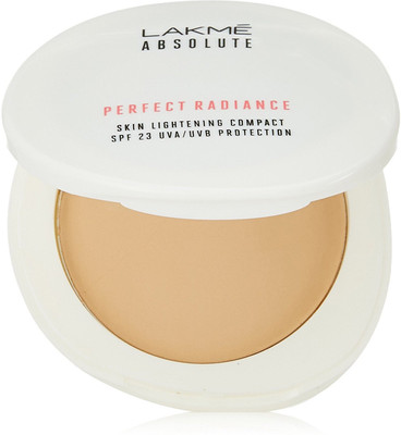 

Lakme Absolute Perfect Radiance Skin Lightening Compact SPF 23 UVA/UVB Protection-Beige Honey Compact(Brown)