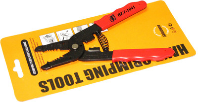 

Blazon Tools HS-1041 Crimping tool Wire stripper 0.9-6mm2 wire cutter cutting & crimping terminals Manual Crimper