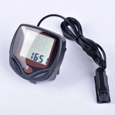 

Limra Waterproof Digital LCD Bicycle Computer Odometer Speedometer Bike Stopwatch Wired Cyclocomputer