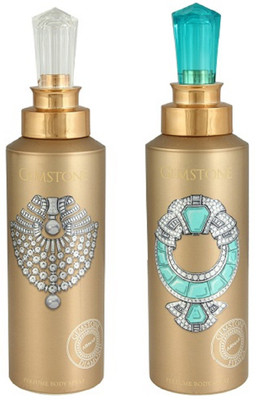 

Armaf Gemstone Diamond + Firoza Body Spray - For Men & Women(400 ml, Pack of 2)