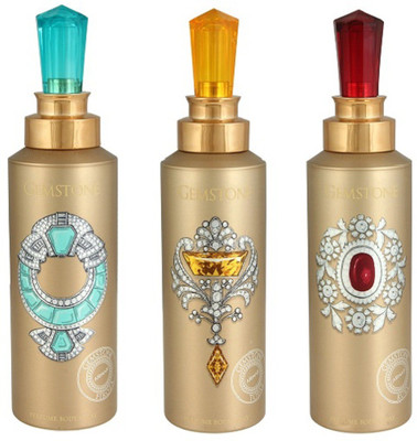 

Armaf Gemstone Firoza + Topaz + Ruby Body Spray - For Men & Women(600 ml, Pack of 3)