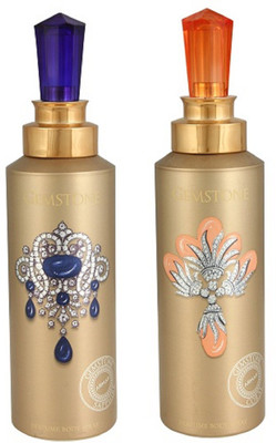 

Armaf Gemstone Sapphire + Coral Body Spray - For Men & Women(400 ml, Pack of 2)