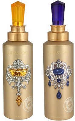 

Armaf Gemstone Topaz + Sapphire Body Spray - For Men & Women(400 ml, Pack of 2)