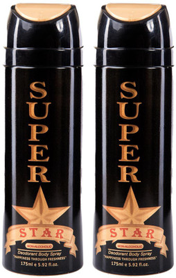 

MELANGE SUPERSTAR BODY SPRAY Body Spray - For Men & Women(175 ml, Pack of 2)