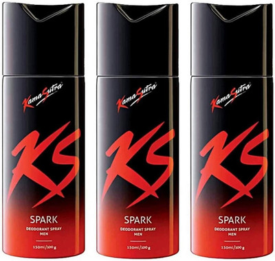 

KS Spark (450 ml, Pack of 3) Body Spray - For Men(450 ml, Pack of 3)
