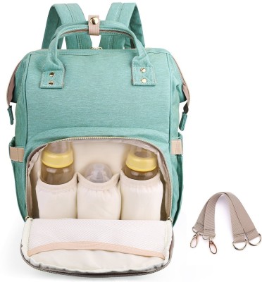 HOUSE OF QUIRK Baby Bag Maternity Backpack Diaper Bag(Green)