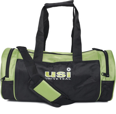 

USI UNIVERSAL Black And Green Duffel Bag Gym Bag(Black, Green)