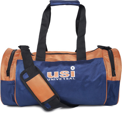 

USI UNIVERSAL Blue And Orange Duffel Bag Gym Bag(Blue, Orange)
