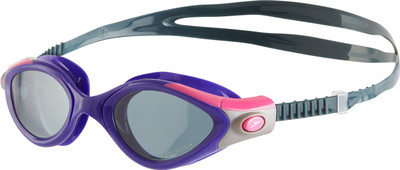 

Speedo Futura Biofuse Polarized Goggles Swimming Goggles(Purple), Purple/smoke