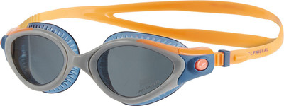 

Speedo Futura Biofuse Flexiseal Triathlon Goggles Swimming Goggles(Orange), Orange/smoke