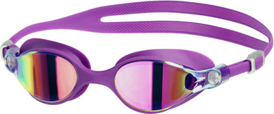 

Speedo Virtue Mirror Goggles Swimming Goggles(Purple), Purple vibe / pink