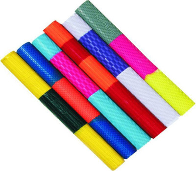 

Monika Sports CRICKET BAT HANDLE GRIP ( 6 GRIPS ) Mesh Grip(Multicolor, Pack of 6)