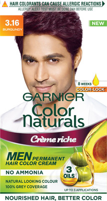 

Garnier Men Color Naturals Hair Color(Burgundy 3.16)