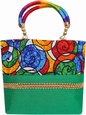 

Milan's creation Hand-held Bag(Green)