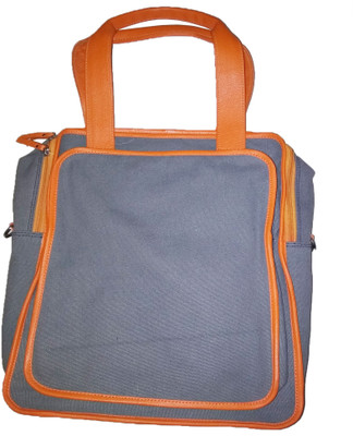 

GangStore Hand-held Bag(Orange, Grey), Grey;orange