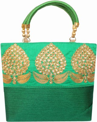 

Milan's creation Hand-held Bag(Green)