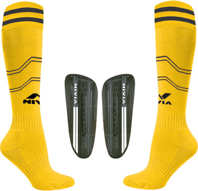 

Nivia Combo of Performance Shinguard(L) & Super Stocking (L) Football Kit