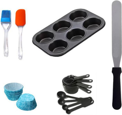MASTER ROYAL BACKNCOOK TOOLS Bakeware Baking Set Kitchen Tool Set(Multicolor, Brush, Spatula)