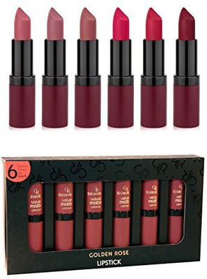 

Golden Rose Matte Lipstick(Multicolor)
