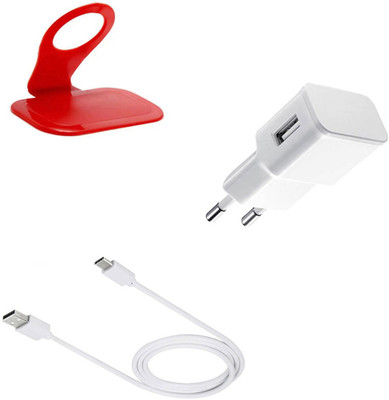 DAKRON Wall Charger Accessory Combo for HTC U Ultra(White)