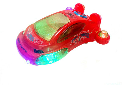 

TALKING GANESHA Spiderman Space Car with 3D Lights & Music Bump & Go Toy for Kids - Multicolor(Multicolor)