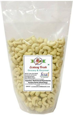 Ecstasy Fresh cashew 100% cut premium quality Cashews(100 g, Pouch)