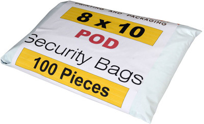 

Packman 8 x 10 Inches POD Premium 60 Microns Security Bags Security Bag(30.48 x 35.56 Pack of 100)