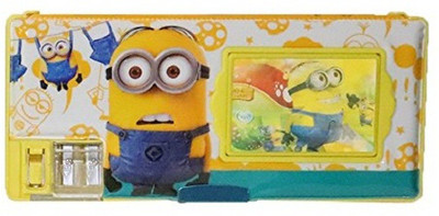 

Parteet Box Cartoon Art Plastic Pencil Box(Set of 1, Multicolor)
