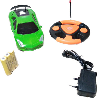 

ClueSteps Remote Control Super Speed Racing Car 4 Channel Remote Control Car (1:24 Scale)(Multicolor)