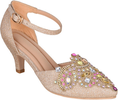 

SHERRIF SHOES Women Gold Heels