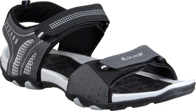 

Duke Men D.Grey And Black Sandals