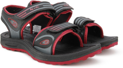 

Alive Men Black Red Sports Sandals