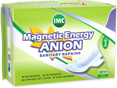 

IMC Magnetic Energy Anion- Sanitary Napkins pack of 2(Get 1 Shree Tulsi Free) Sanitary Pad(Pack of 2)