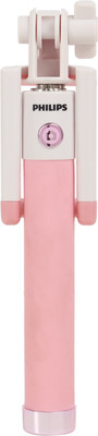 Philips Cable Selfie Stick(Pink)