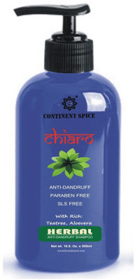 

Continent Spice Khadi Chiaro Anti Dandruff Shampoo/Cleanser (SLS & Paraben Free) - CS682005(500 ml)