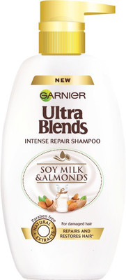 

Garnier Ultra Blends Shampoo, Soy Milk & Almonds(640 ml)