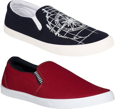 

Pexlo Loafers For Men(Maroon, Black