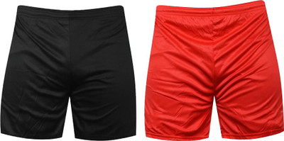 Mj Store Solid Men Reversible Multicolor Sports Shorts