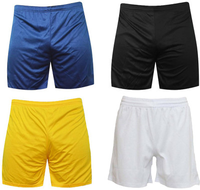 Mj Store Solid Men Reversible Multicolor Sports Shorts