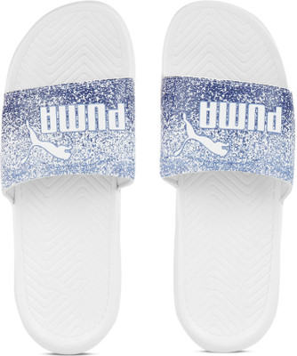 

Puma Popcat Splash Slides, Puma white-blue yonder-mazarin