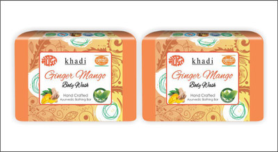 

KHADI MEGHDOOT AYURVEDIC GINGER MANGO BODY WASH 125 GM PACK OF 2(250 g, Pack of 2)