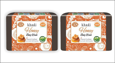 KHADI MEGHDOOT AYURVEDIC HONEY BODY WASH 125GM PACK OF 2(250 g, Pack of 2)
