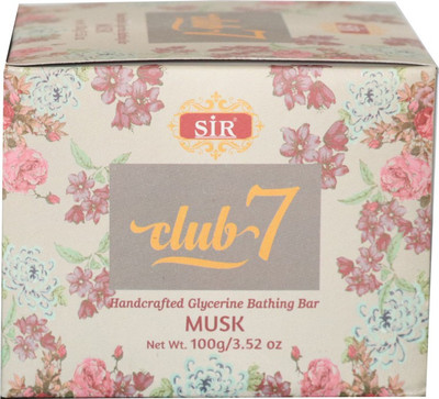 

Sir Club 7 Musk Soap Combo Pack of 6(600 g, Pack of 6)