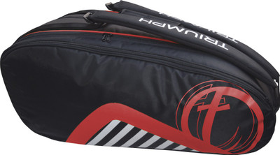 

Triumph Pro 404 Black/Red tennis bag(Black, Kit Bag)