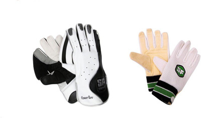 

SF POWER BOW WITH INNER GLOVES Wicket Keeping Gloves (Men, Multicolor)