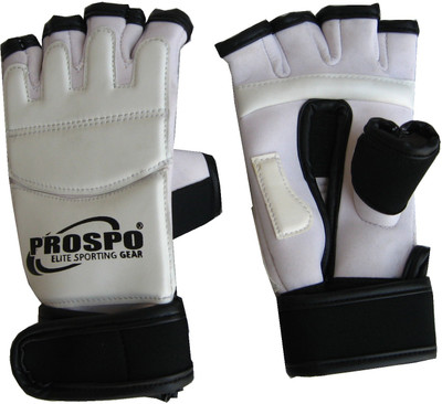 

Prospo Teakwondo Martial Art Gloves (L, White, Black), Multicolor