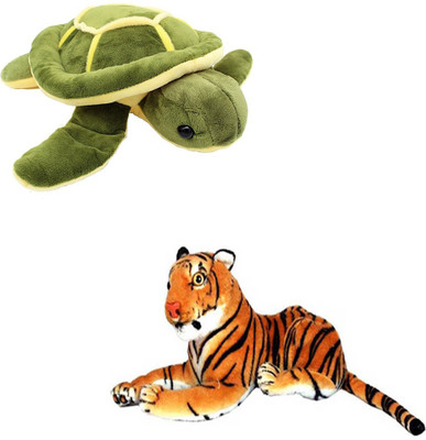 

Speoma TIGER AND TORTOISE ANIMAL SOFT TOY - 30 cm(Multicolor)